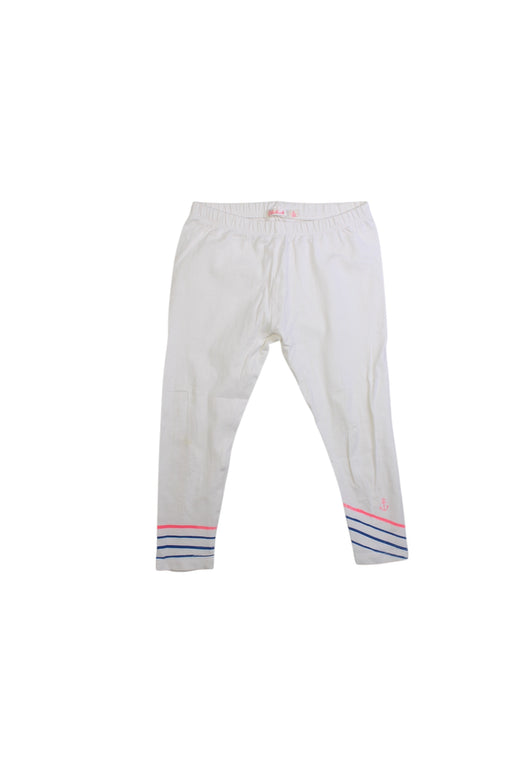A White Leggings from Billieblush in size 4T for girl. (Front View)