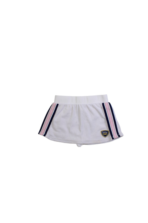 A White Skorts from Juicy Couture in size 6T for girl. (Front View)