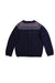 A Navy Cardigans from Petit Bateau in size 6T for girl. (Back View)