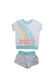 A Multicolour Shorts Sets from Juicy Couture in size 5T for girl. (Front View)