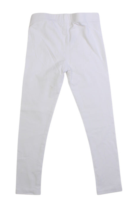 A White Leggings from Seed in size 3T for girl. (Back View)