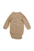 A Beige Long Sleeve Bodysuits from Petit Bateau in size 3-6M for boy. (Back View)