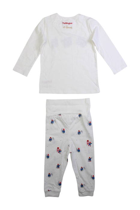 A White Pyjama Sets from Harrods in size 6-12M for boy. (Back View)