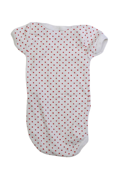 A White Sleeveless Bodysuits from Petit Bateau in size 3-6M for boy. (Back View)