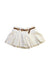 A Ivory Short Skirts from I Pinco Pallino in size 8Y for girl. (Front View)