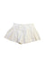 A Ivory Short Skirts from I Pinco Pallino in size 8Y for girl. (Back View)