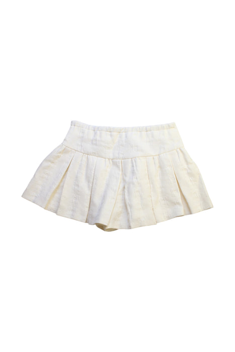 A Ivory Short Skirts from I Pinco Pallino in size 8Y for girl. (Back View)