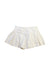 A Ivory Short Skirts from I Pinco Pallino in size 8Y for girl. (Back View)