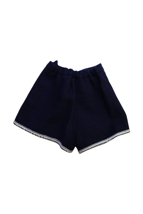 A Navy Shorts from Nicholas & Bears in size 12Y for girl. (Back View)