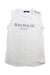 A White Sleeveless T Shirts from Balmain in size 8Y for neutral. (Front View)
