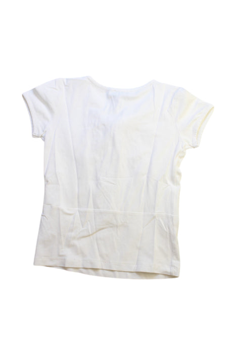 A White Short Sleeve Tops from I Pinco Pallino in size 8Y for girl. (Back View)