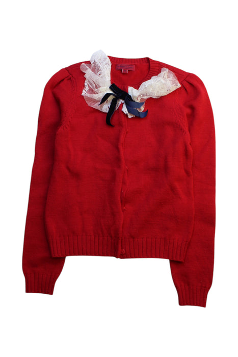 A Red Cardigans from Nicholas & Bears in size 10Y for girl. (Front View)