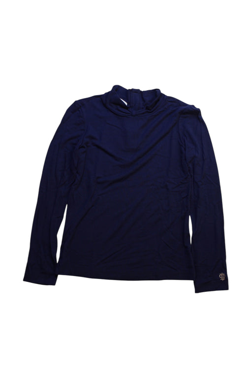 A Navy Long Sleeve Tops from I Pinco Pallino in size 8Y for girl. (Front View)