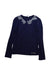 A Navy Long Sleeve Tops from I Pinco Pallino in size 8Y for girl. (Front View)