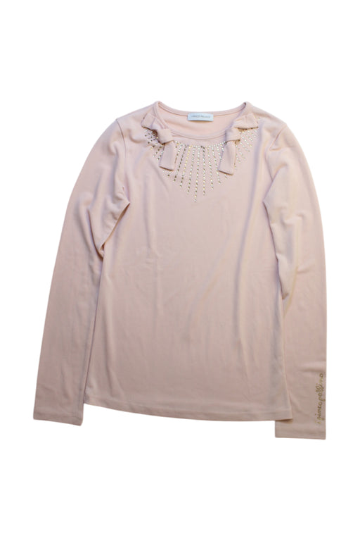 A Pink Long Sleeve Tops from I Pinco Pallino in size 10Y for girl. (Front View)