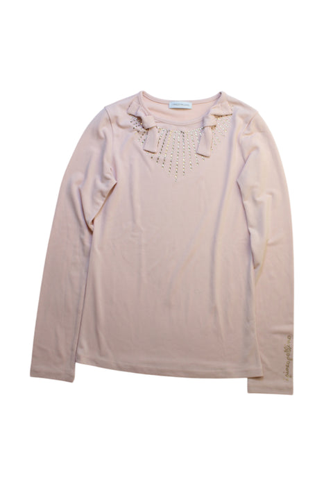 A Pink Long Sleeve Tops from I Pinco Pallino in size 10Y for girl. (Front View)