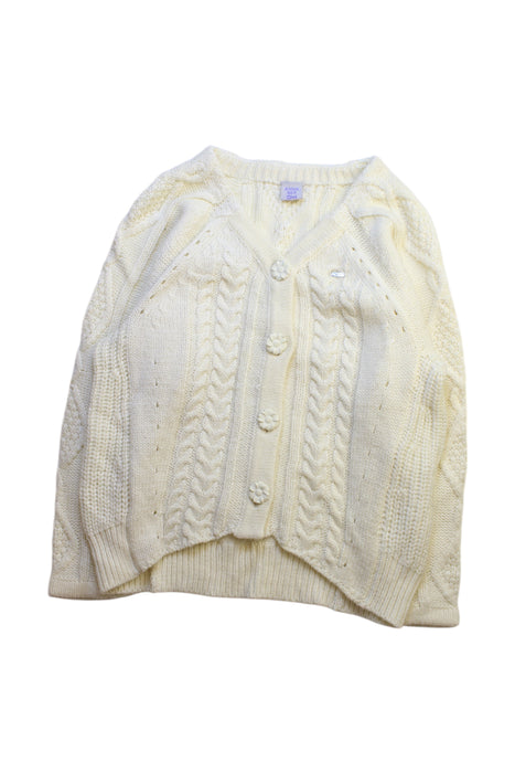 A Ivory Cardigans from Anna Sui in size 14Y for girl. (Front View)