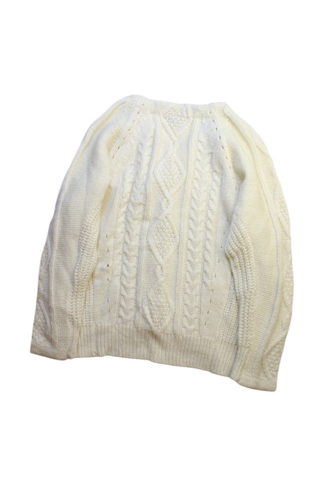 A Ivory Cardigans from Anna Sui in size 14Y for girl. (Back View)