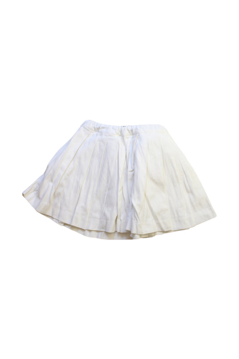 A White Short Skirts from Young Versace in size 7Y for girl. (Back View)
