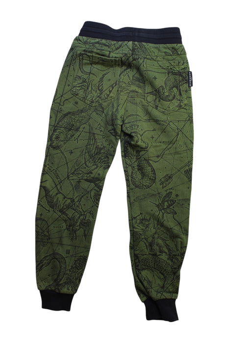 A Green Sweatpants from Givenchy in size 8Y for boy. (Back View)
