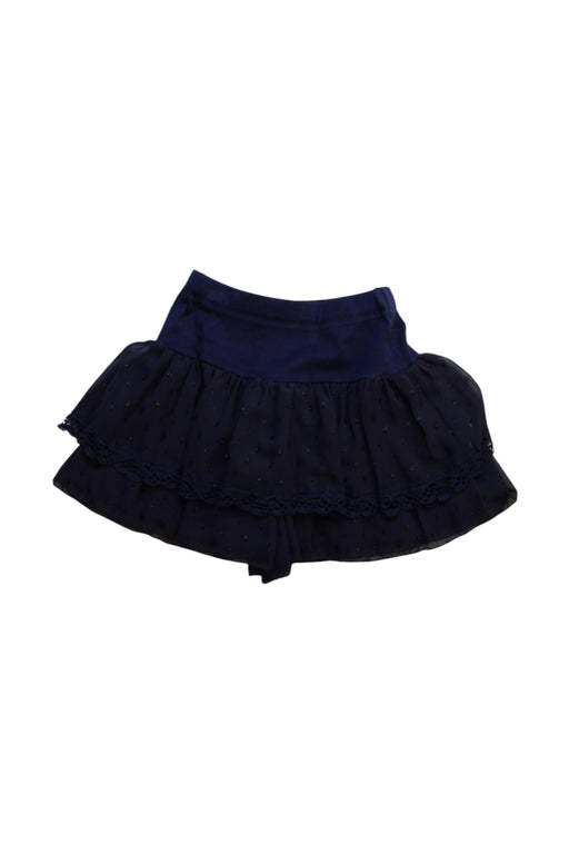A Navy Tulle Skirts from Anna Sui in size 5T for girl. (Front View)
