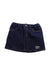 A Navy Short Skirts from Miki House in size 5T for girl. (Front View)