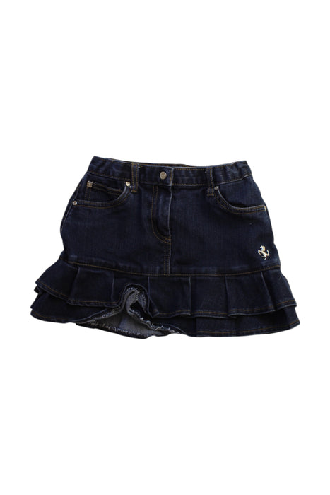 A Navy Short Skirts from Ferrari in size 6T for girl. (Front View)