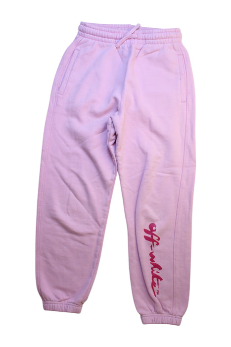 A Pink Sweatpants from Off-White in size 10Y for neutral. (Front View)