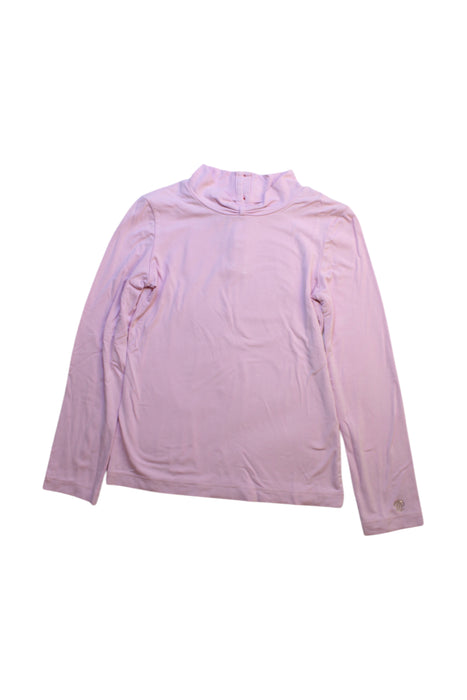 A Pink Long Sleeve Tops from I Pinco Pallino in size 8Y for girl. (Front View)