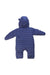 A Blue Puffer/Quilted Coats & Outerwear from The Little White Company in size 0-3M for boy. (Back View)