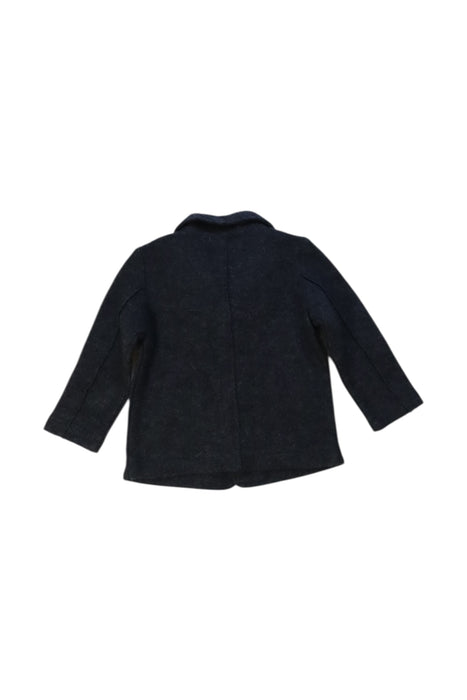 A Black Blazers from The Little White Company in size 12-18M for boy. (Back View)