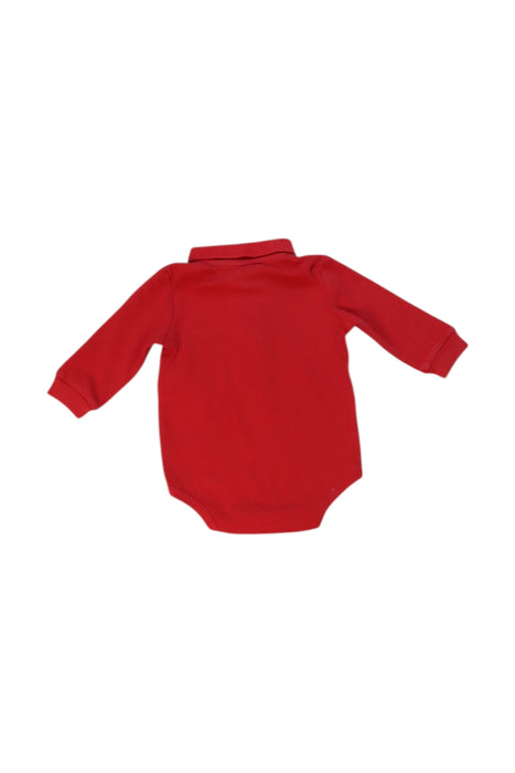 A Red Long Sleeve Bodysuits from Ralph Lauren in size 3-6M for boy. (Back View)