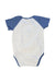 A Blue Short Sleeve Bodysuits from The Little White Company in size 18-24M for boy. (Back View)