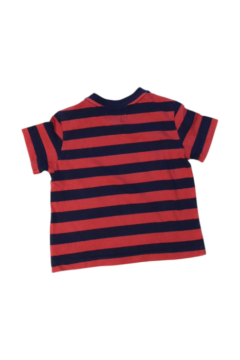 A Red Short Sleeve T Shirts from Ralph Lauren in size 6-12M for boy. (Back View)