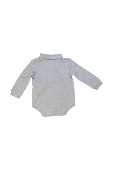 A Grey Long Sleeve Bodysuits from Ralph Lauren in size 12-18M for boy. (Back View)