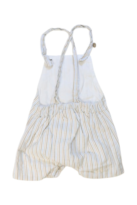 A Beige Overall Shorts from Pepa London in size 12-18M for boy. (Back View)