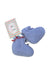 A Blue Booties from La Coqueta in size 3-6M for boy. (Back View)