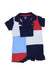 A Multicolour Short Sleeve Rompers from Ralph Lauren in size 6-12M for boy. (Front View)