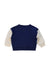 A Navy Buttoned Sweatshirts from Petit Bateau in size 12-18M for boy. (Back View)