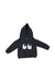 A Black Hooded Sweatshirts from Mori in size 3-6M for boy. (Front View)