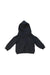 A Black Hooded Sweatshirts from Mori in size 3-6M for boy. (Back View)