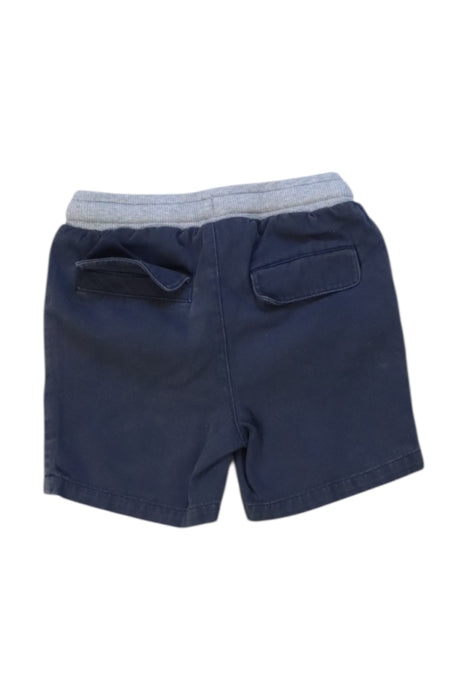 A Navy Shorts from The Little White Company in size 6-12M for boy. (Back View)