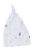 A White Winter Hats from The Little White Company in size 3-6M for neutral. (Front View)