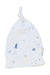 A White Winter Hats from The Little White Company in size Newborn for neutral. (Front View)