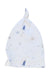 A White Winter Hats from The Little White Company in size Newborn for neutral. (Back View)