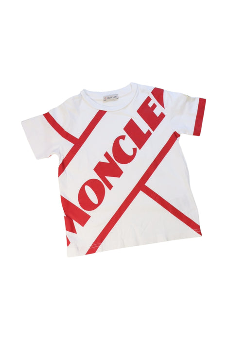 A White Short Sleeve T Shirts from Moncler in size 5T for neutral. (Front View)