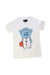 A White Short Sleeve T Shirts from Emporio Armani in size 6T for boy. (Front View)