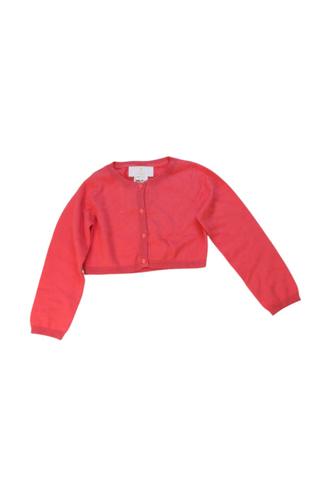 A Pink Cardigans from Jacadi in size 4T for girl. (Front View)