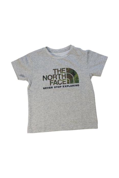 A Grey Short Sleeve T Shirts from The North Face in size 5T for neutral. (Front View)
