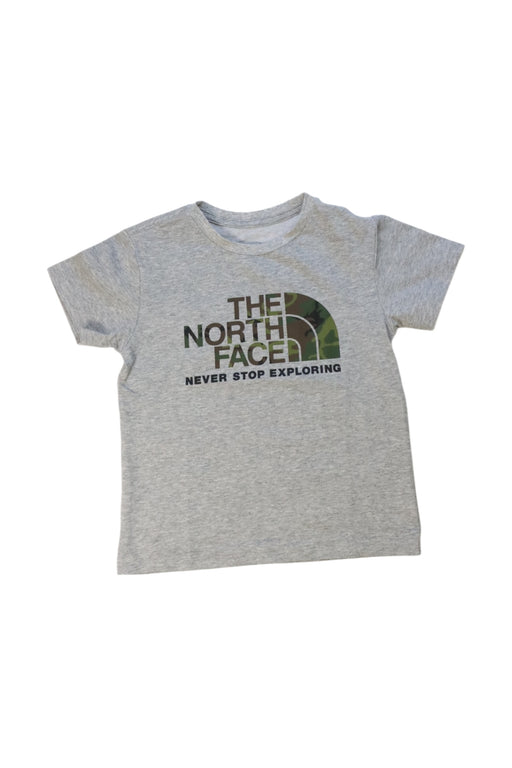 A Grey Short Sleeve T Shirts from The North Face in size 5T for neutral. (Front View)